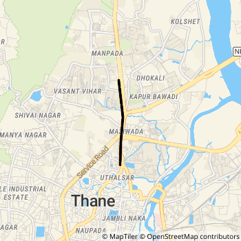 55 route map