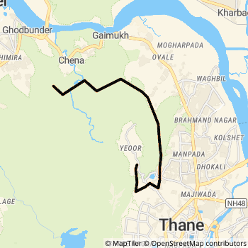 58 route map