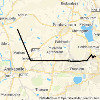 99A/C route map