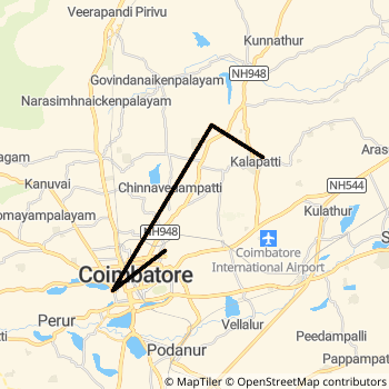 44 route map